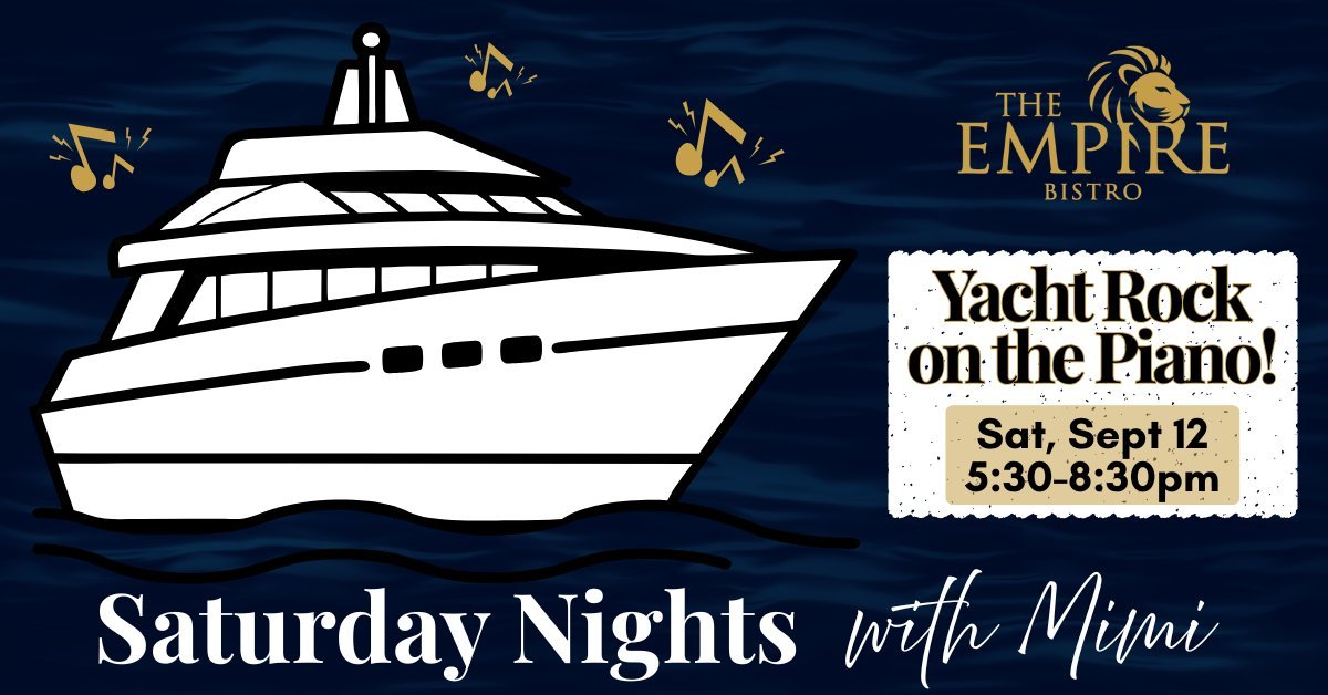 Saturday Night with Mimi: Yacht Rock Edition event artwork