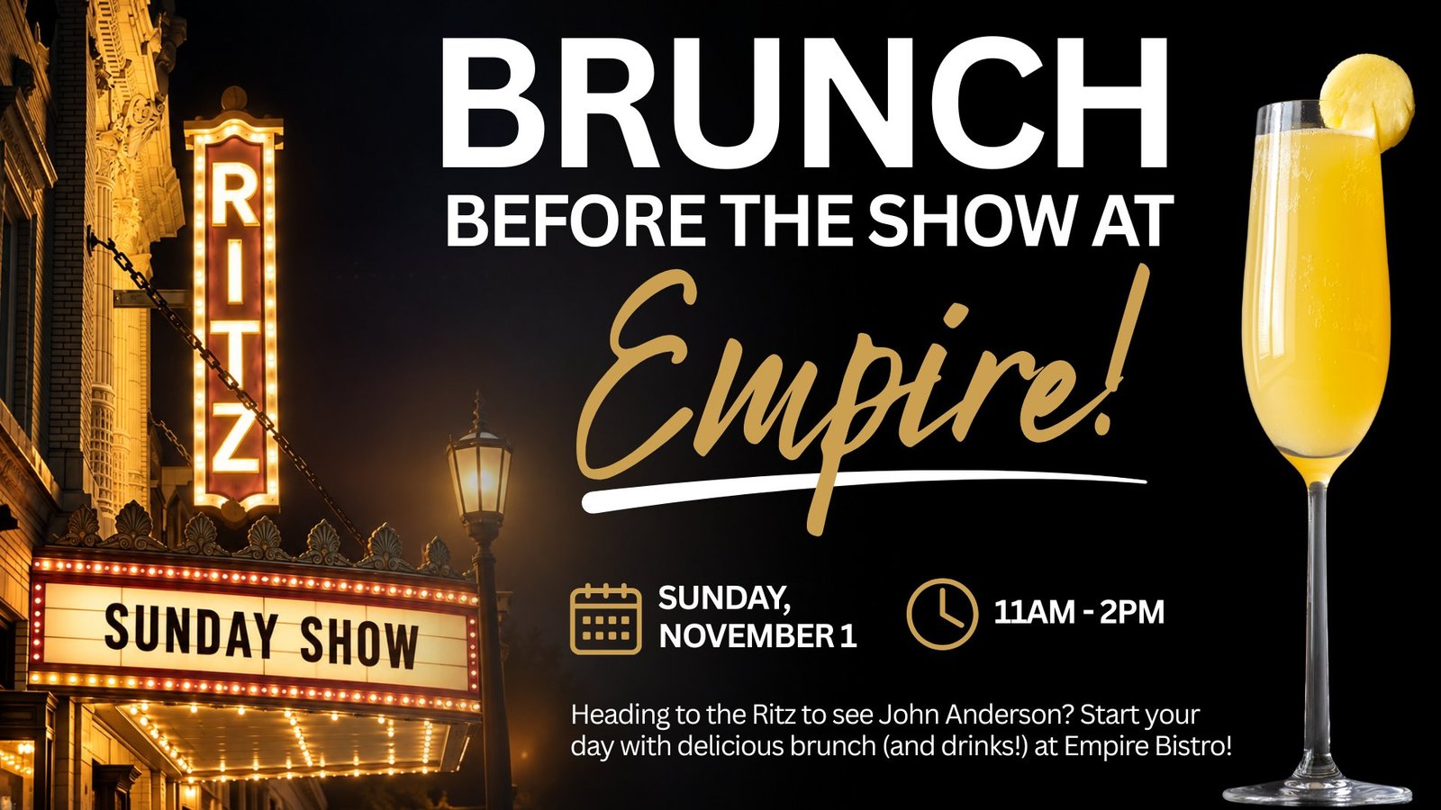 Brunch Before the Show event artwork