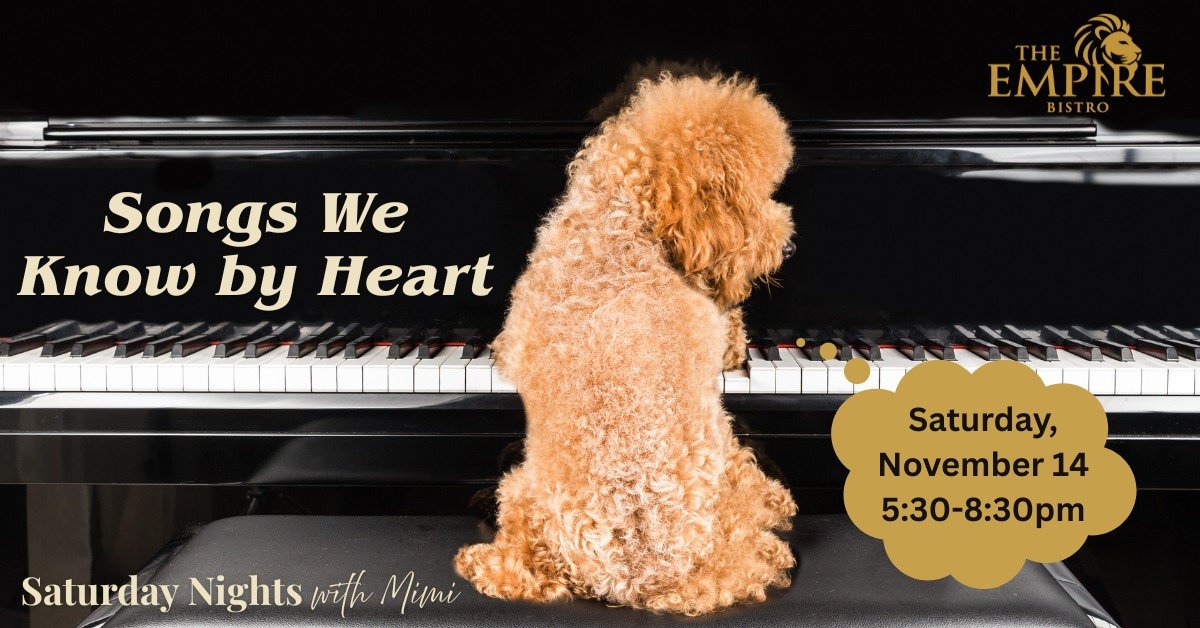 Saturday Nights with Mimi: Songs We Know by Heart event artwork