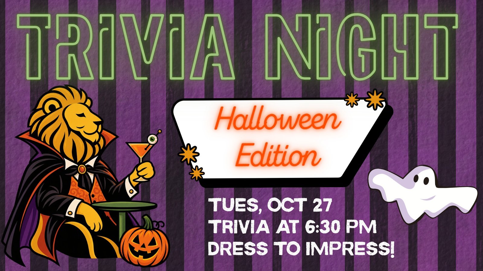 🎃 Halloween Trivia at Empire Bistro 👻 event artwork